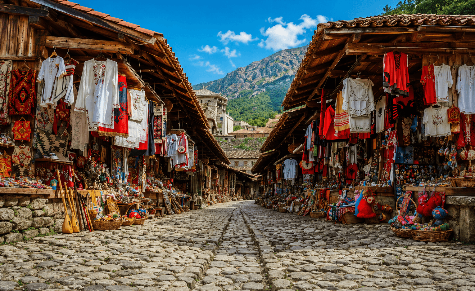 Picturesque view of Albania